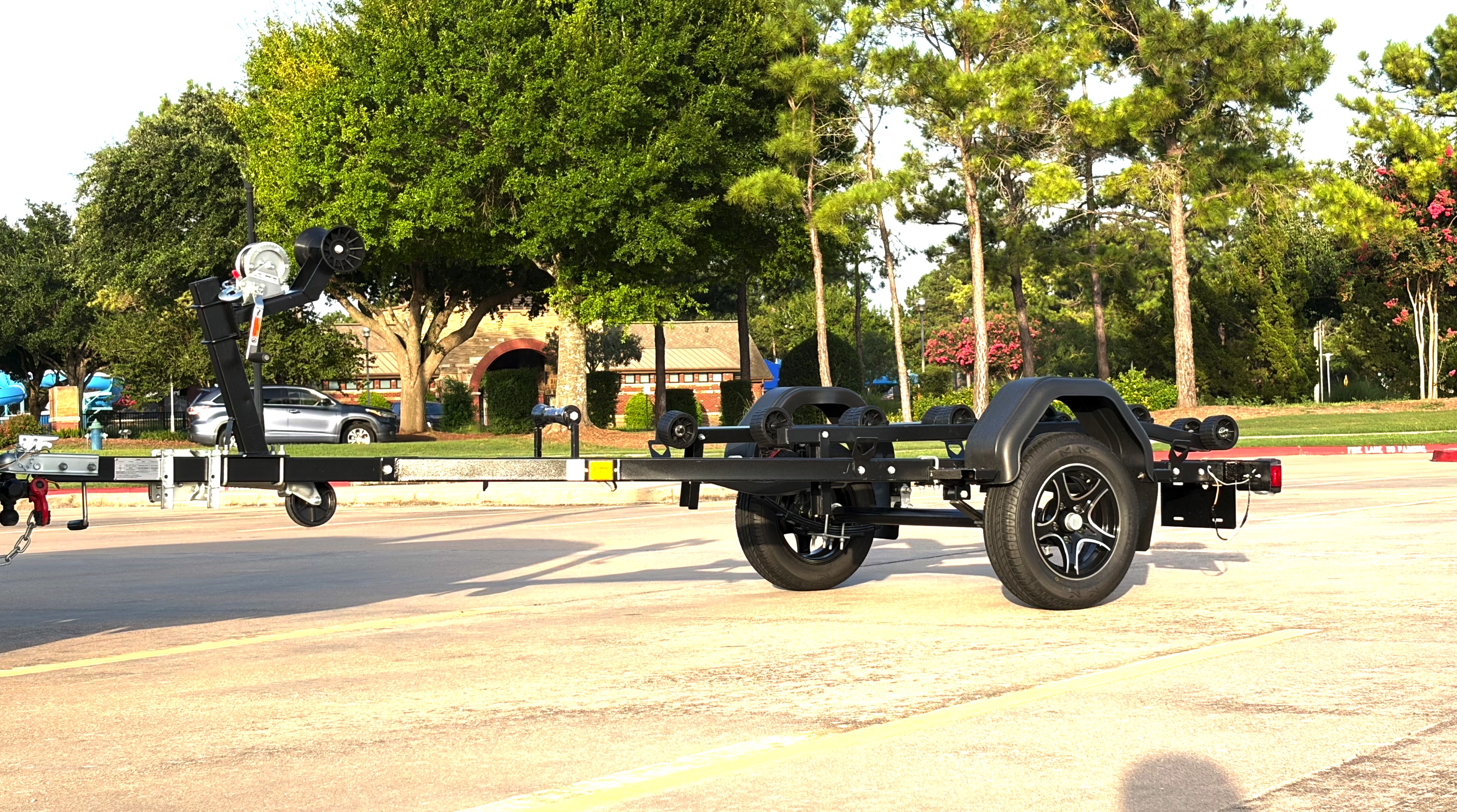 WSAR Outdoor trailer staged outdoors near Houston area